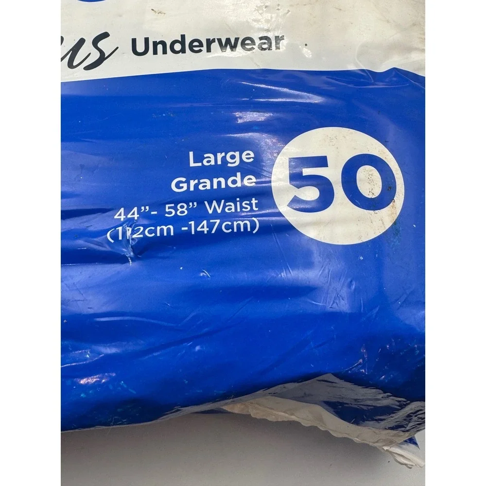 ProCare Plus Protective Underwear Maximum Absorbency Large 44-58in 50 Count Pack
